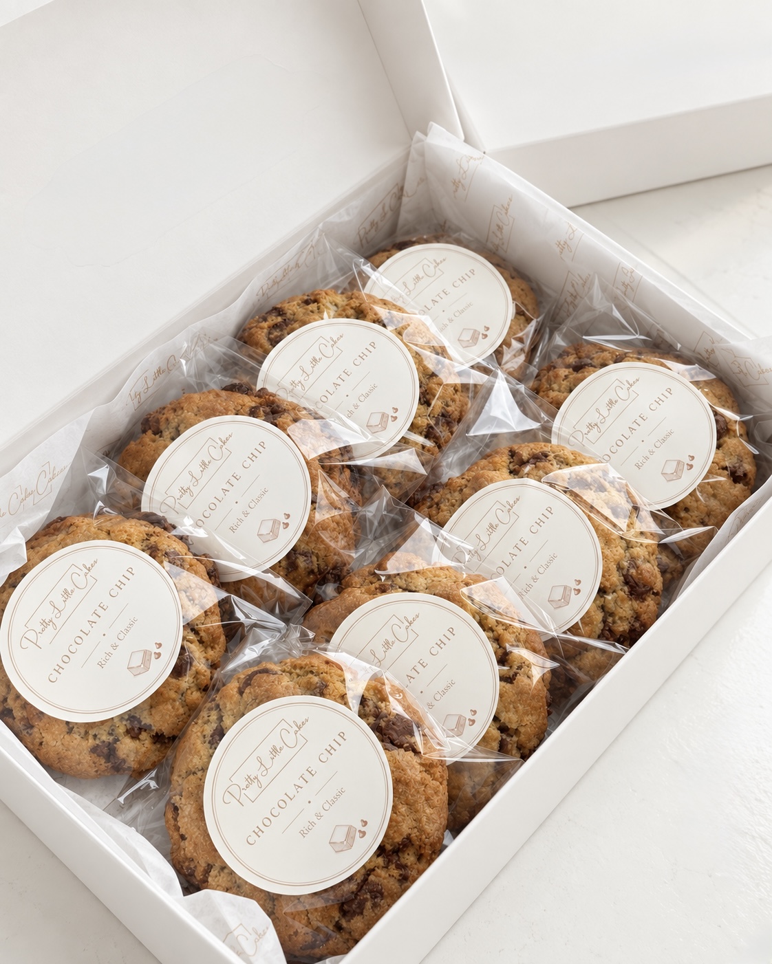 Cookies luxury box with edible message
